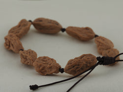 Songshan Toad Head Bead Bracelet — 10.0 mm (Song Shan Ha Ma Tou) — Full bracelet view — BD-00004