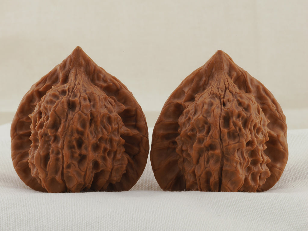 Vermilion Bird walnut pair, 41 mm — WW-00003, view 3.