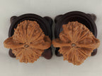 Vermilion Bird walnut pair, 41 mm — WW-00003, view 6.