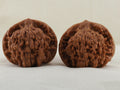 Official’s Hat walnut pair, 47 mm — WW-00006, hero view.