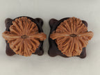 Four Towers walnut pair, 42 mm — WW-00010, view 6.