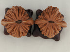 Four Towers walnut pair, 43 mm — WW-00011, view 6.
