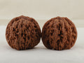 Four Towers walnut pair, 42 mm — WW-00012, hero view.