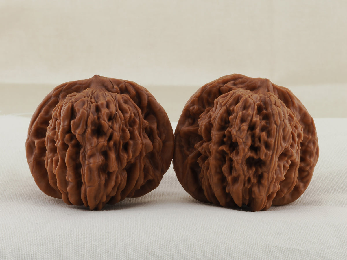 Four Towers walnut pair, 42 mm — WW-00013, view 3.