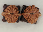 Four Towers walnut pair, 42 mm — WW-00013, view 6.