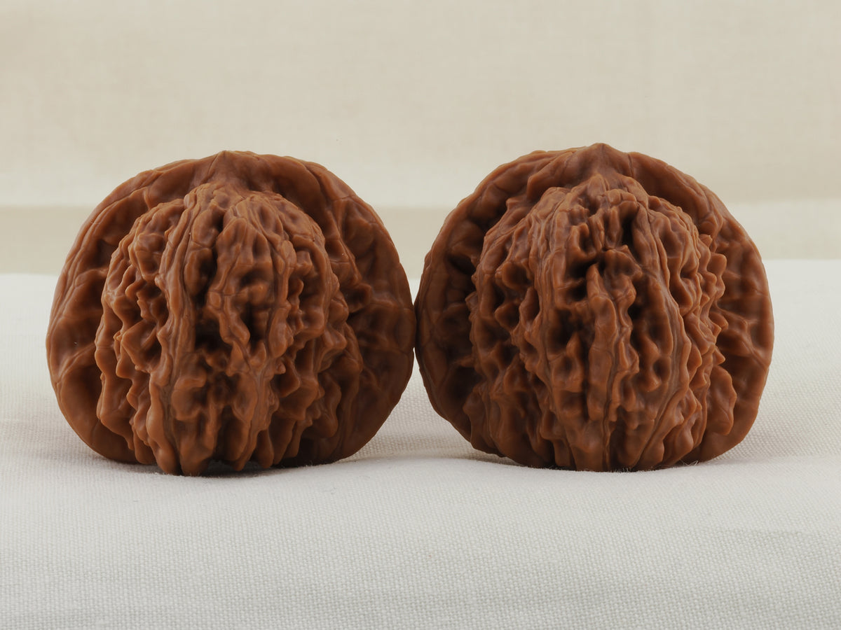 Four Towers walnut pair, 42 mm — WW-00014, view 3.
