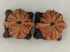 Four Towers walnut pair, 42 mm — WW-00014, view 6.