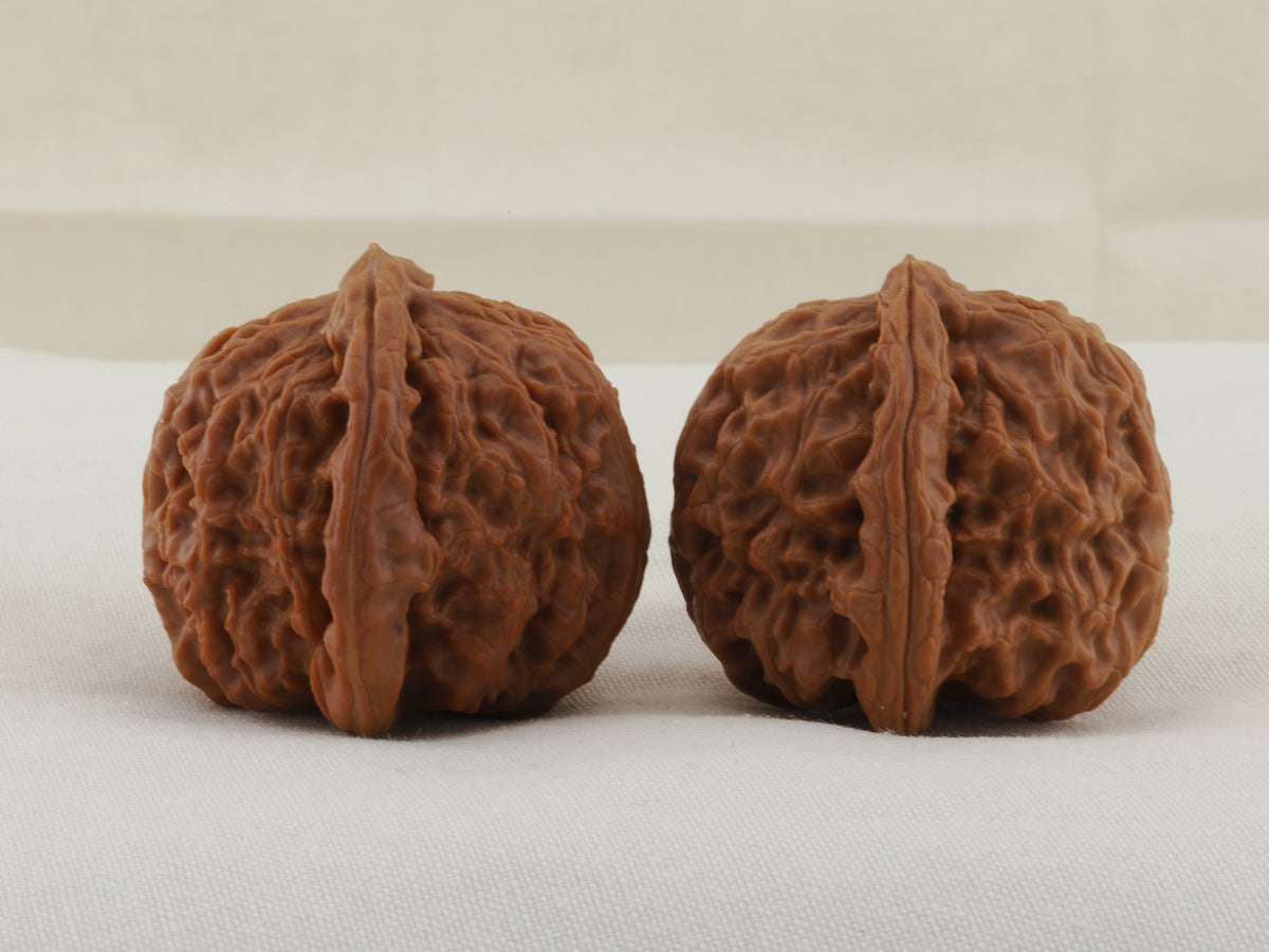 White Lion Head walnut pair, 36 mm — WW-00016, view 2.