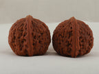 Red Bean Ground-Buried walnut pair, 36 mm — WW-00027, view 2.