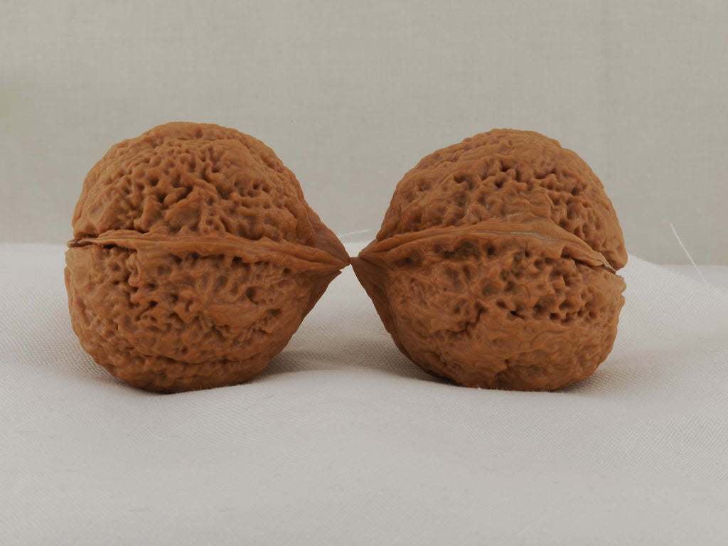 Iron Three-Ridge walnut pair, 36 mm — WW-00030, view 3.