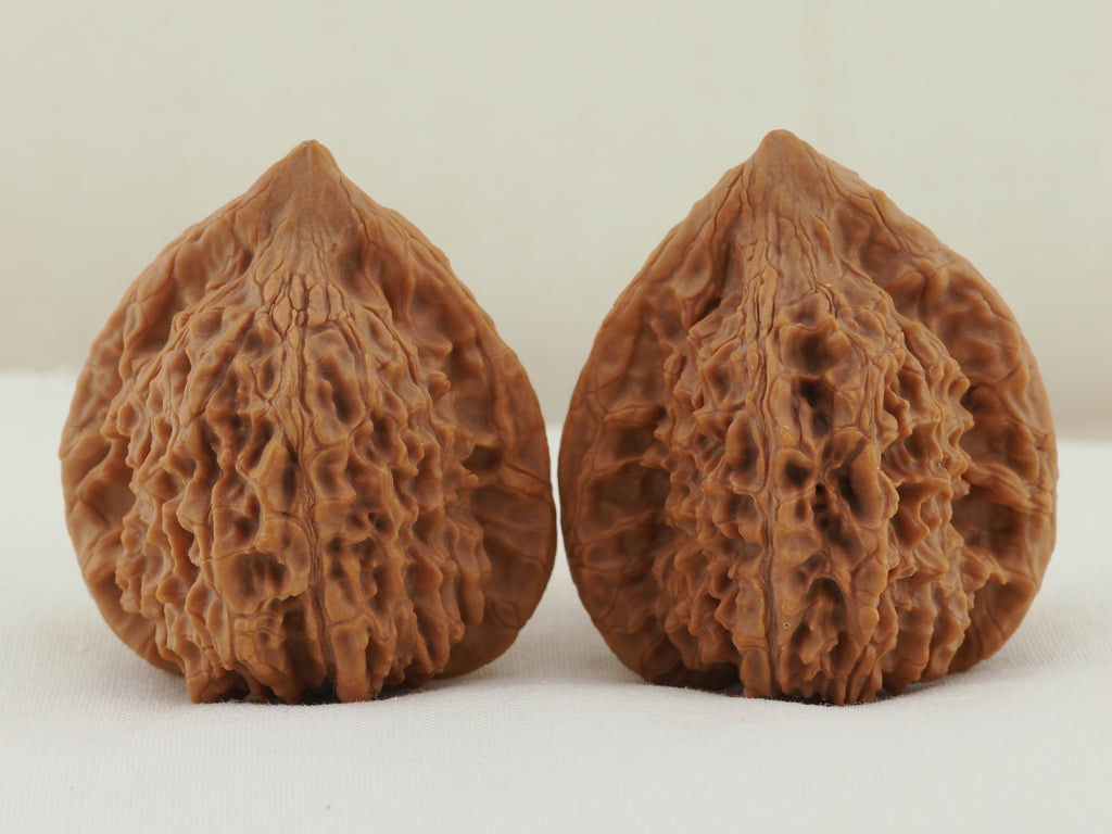 Vermilion Bird Walnut Pair — 40.0 mm (Zhu Que) — Front view — WW-00035