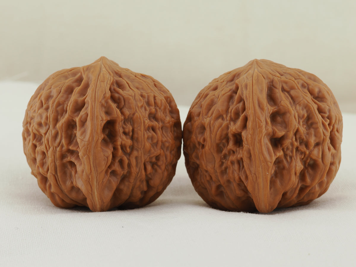 Iron Hammer Walnut Pair — 40.0 mm (Tie Chui) — Opposite side view — WW-00036
