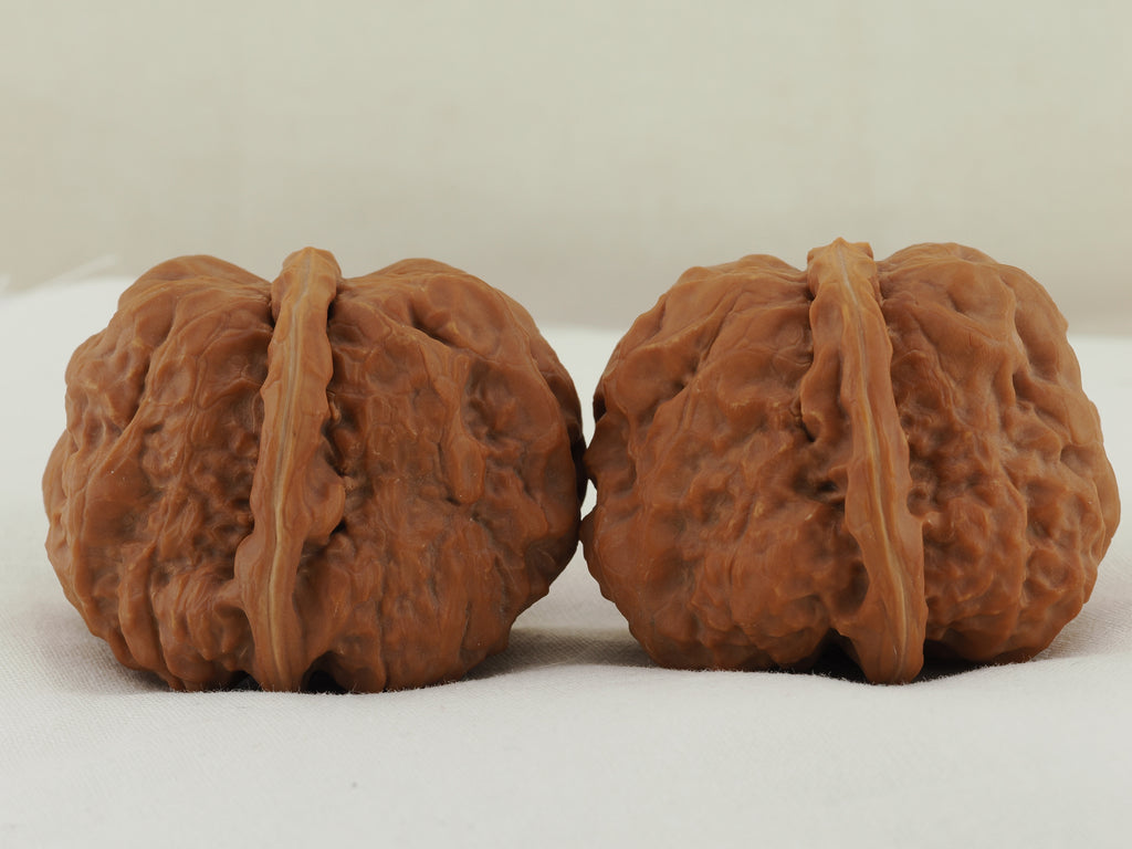 Toad Head Walnut Pair — 45.0 mm (Ha Ma Tou) — Opposite side view — WW-00040