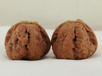 Toad Head Walnut Pair — 44.0 mm (Ha Ma Tou) — Front view — WW-00041
