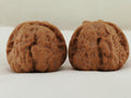 Toad Head Walnut Pair — 44.0 mm (Ha Ma Tou) — Front view — WW-00042