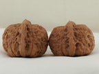 Pumpkin Walnut Pair — 46.0 mm (Nan Gua Dun) — Opposite side view — WW-00044
