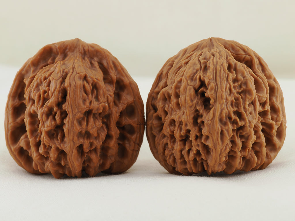 Nanjiang Stone Walnut Pair — 43.0 mm (Nan Jiang Shi) — Reverse view — WW-00049