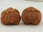Flying Serpent Palace Lantern Walnut Pair — 39.0 mm (Gong Deng Fei She) — Front view — WW-00051