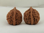 Lantern walnut pair (Deng Lou) — WW-00057, opposite side view